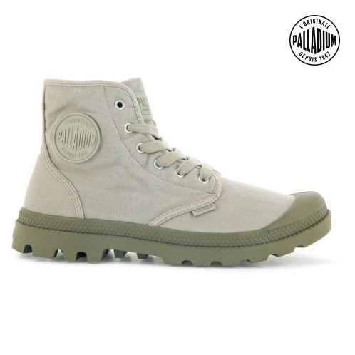 Palladium Pampa Hi Laarzen Heren Lichtgrijs | NL 58TLKXS